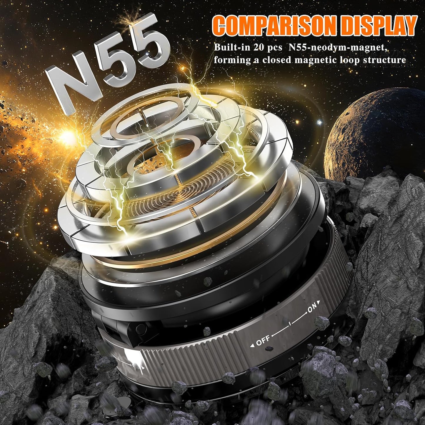 Ambienden 360° Rotatable Support Telephone Magnetique